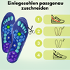 Individuell zuschneidbare magnetische Akupressur-Einlegesohlen mit Massagepunkten zur Unterstützung der Fußgesundheit und Körperhaltung

