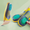 Flexible orthopädische Einlegesohlen mit weicher Gel-Fersendämpfung, atmungsaktivem Design und ergonomischer Fußunterstützung für maximalen Komfort